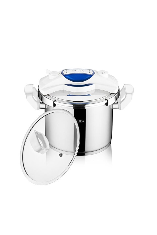 Omega 3 Parça Düdüklü Set Mavi 6 Lt - 2