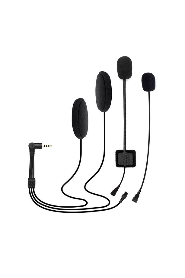Kn2000 Motosiklet Kask Interkom Bluetooth Intercom Kulaklık Seti Siyah - 5