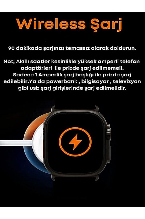T10 Ultra 2,09 Infınıte Dısplay Bluetooth Akıllı Saat - 3
