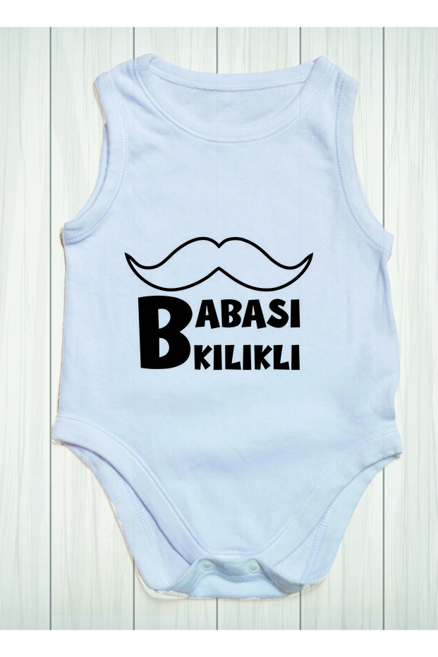 Daddy Printed Cotton Baby Bodysuit