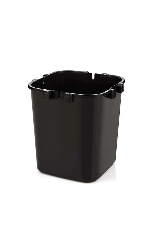 Yeni Nesil Akıllı Kapak Deri Kulplu Tezgah Üstü Mutfak Çöp Kovası 4 Litre - 4