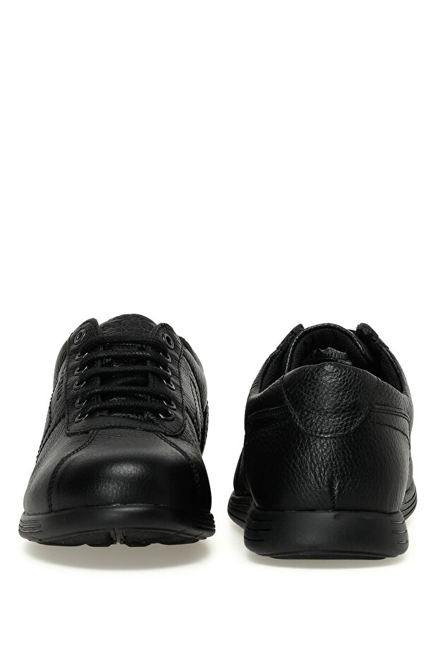 225044 3pr Siyah Hakiki Erkek Ayakkabı - 5