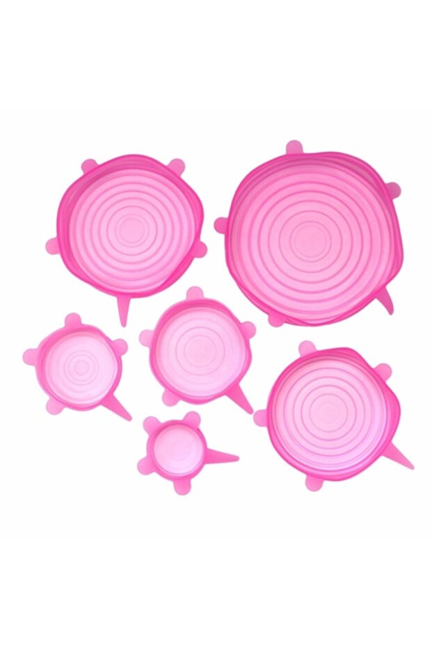 Silikon Streç Kapağı 6'lı - 5