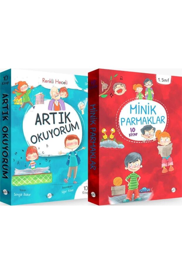 1. Classroom Storybook 10 Lu Artık Okuyorum Ve Minik Parmaklar - New Curriculum Black-And-White Heceli