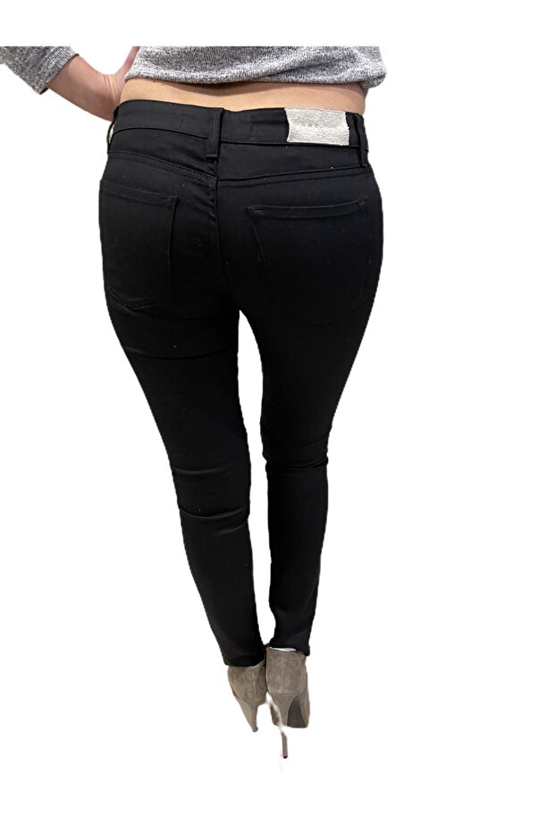 Kadın Siyah Jean - 5