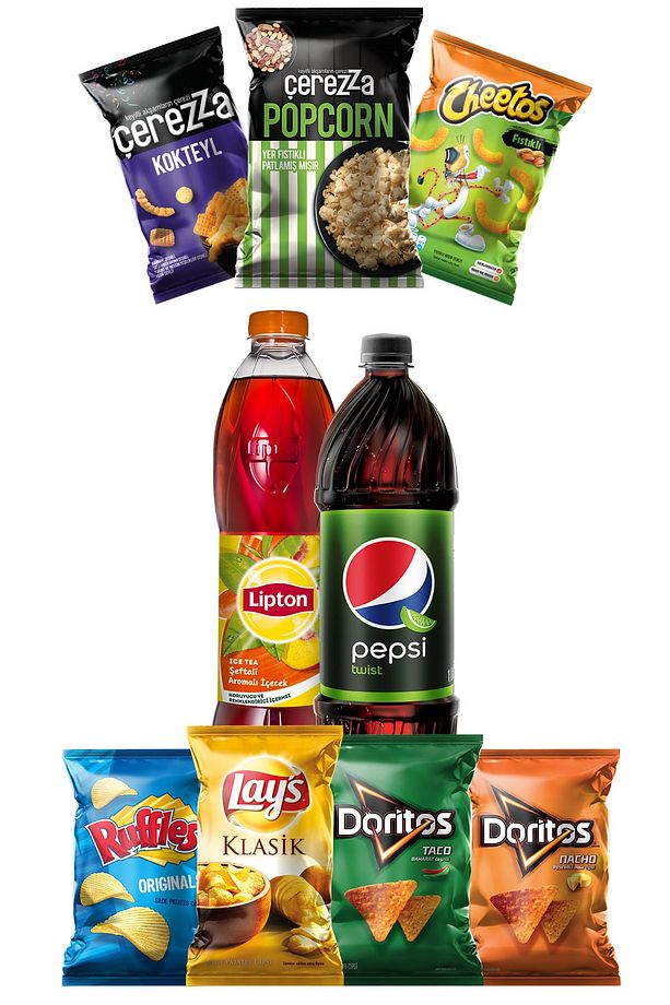 All Star Yılbaşı Parti Paketi (8 Adet Cips + 2 Adet İçecek) - 2