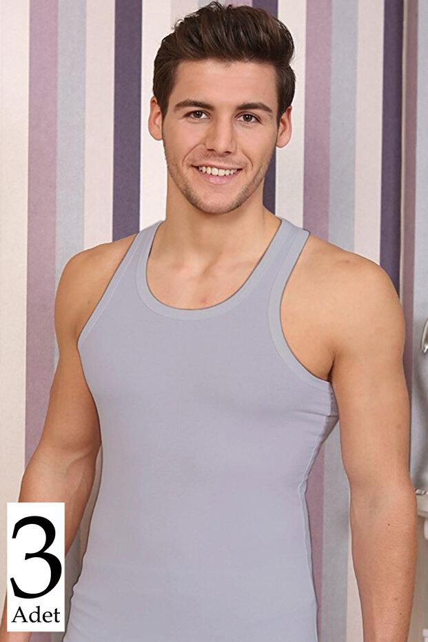 Men's Gray 3-Piece Rambo Athlete Elastane MBR10293