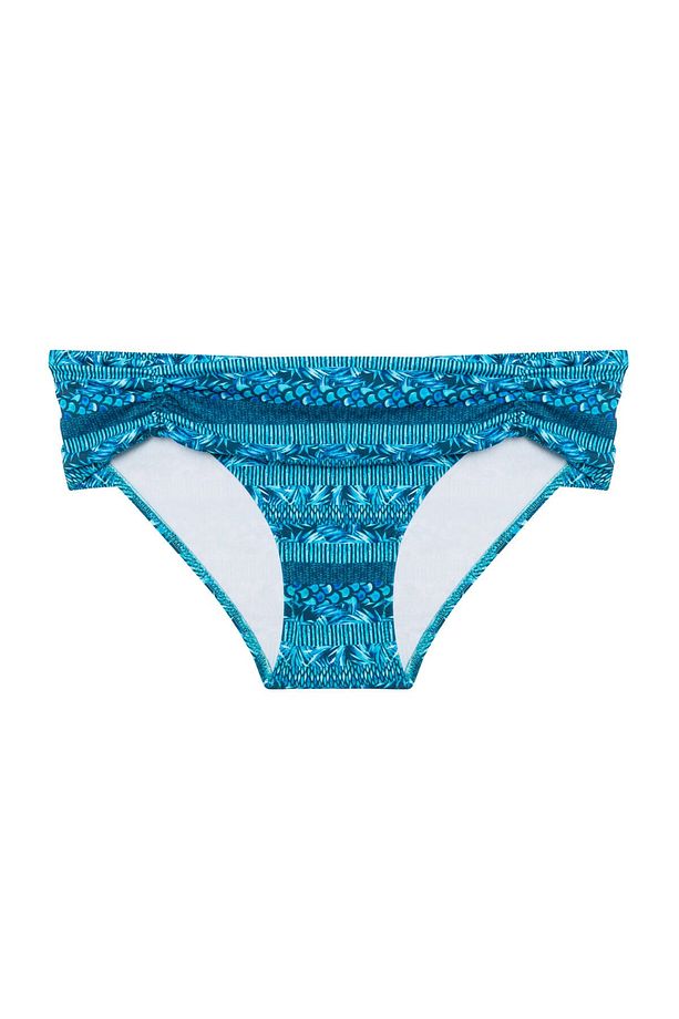 Baskılı Ocean Wave Double Bikini Altı - 3