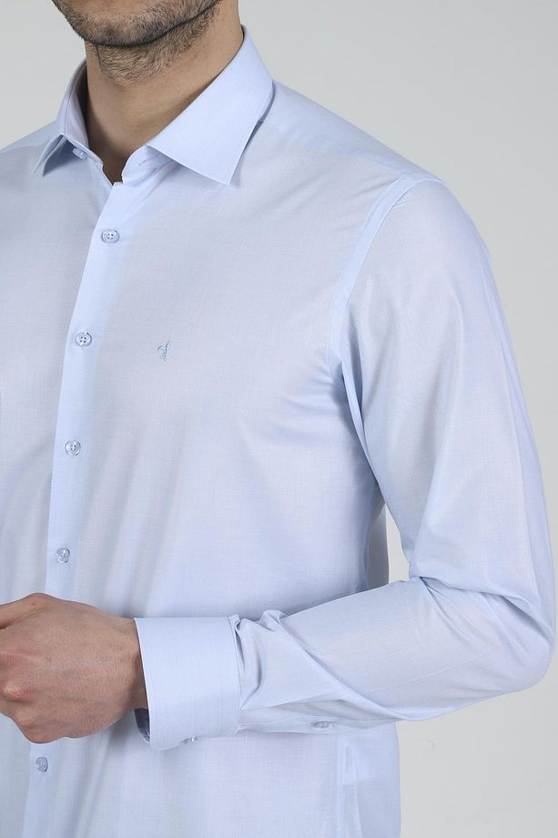 Slim Fit Uzun Kollu Erkek Gömlek 525-db02 - 4