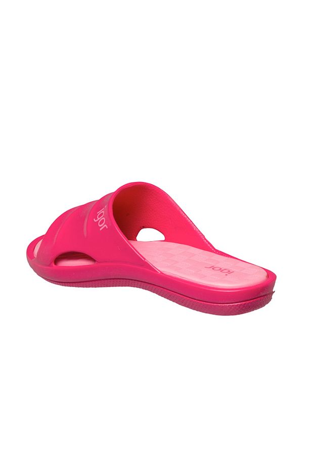 V113 Pul Çocuk Fuşya Pembe Sandalet - 3