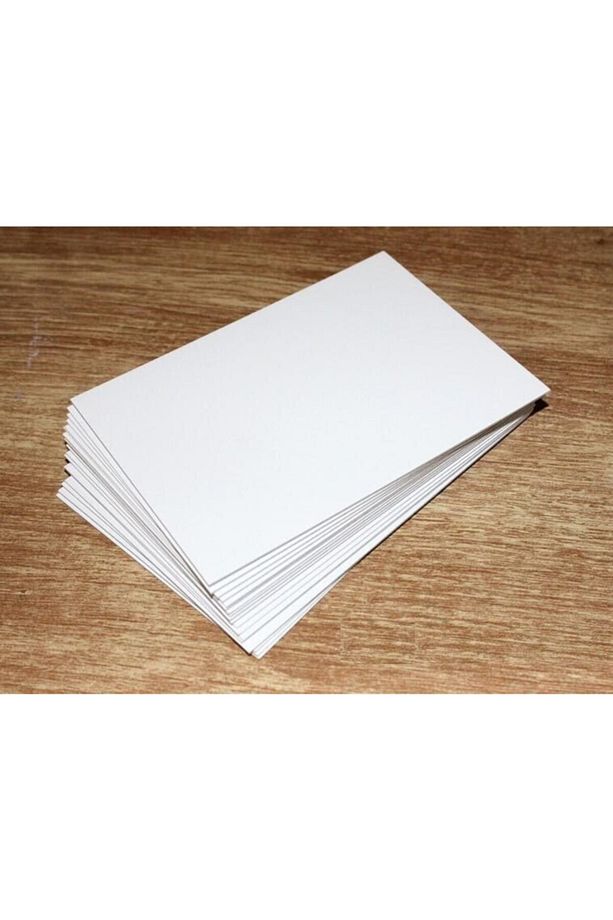 - 2 Adet Beyaz Mdf - Mdf Duralit - 4 Mm 17,5 X 25 Cm B5 Ölçüsü - 1