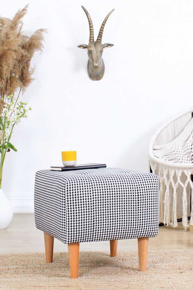 Dotted Puf - Siyah Kazayağı - 2