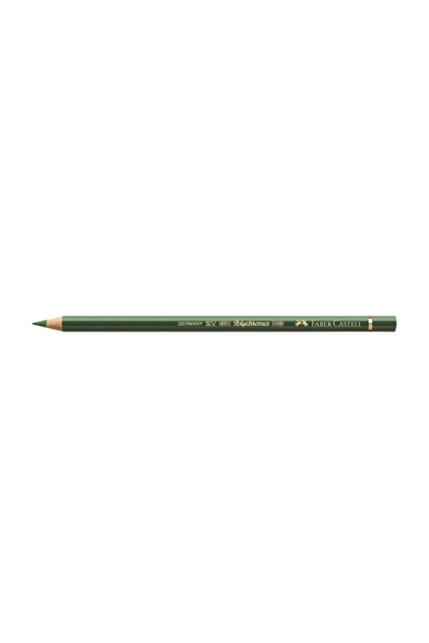 قلم طلاء جاف للفنانين من Polychromos 167 زيتوني أخضر دائم