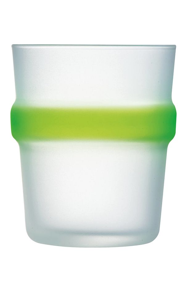 Fluomanıa Temperli Yeşil Su Bardağı 27 Cl 6'lı Set L9601 - 2