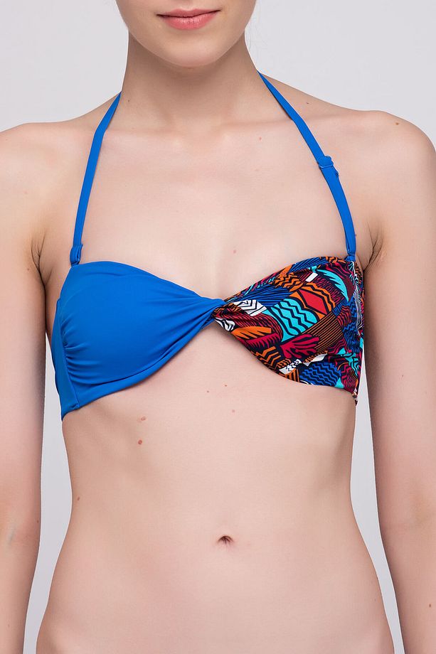 Kadın Mavi Straplez Bikini Üstü CFAD092B15 - 1