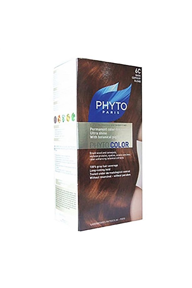 Bitkisel Saç Boyası - Phytocolor 6C Koyu Bakır Sarı 0618059109812 - 1