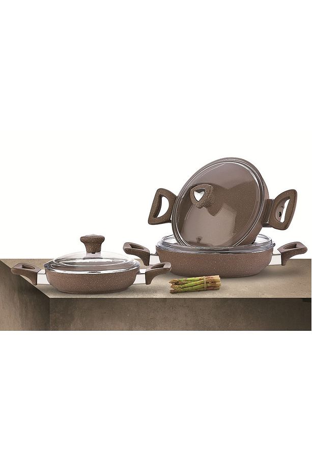 Granit Omlet Set 6 Parça Kahve 2015st60427198524 - 1