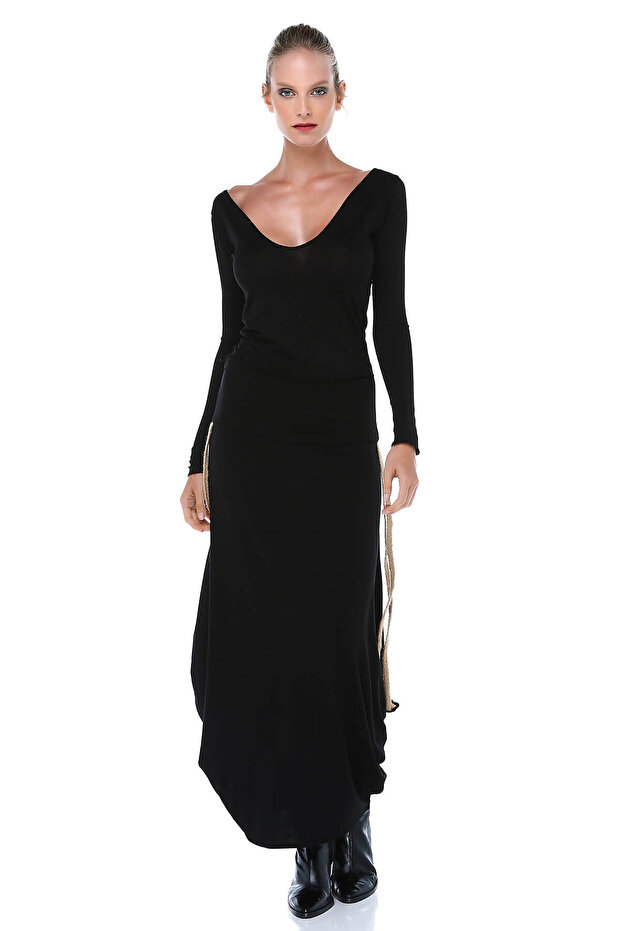 بلوزة نسائية سوداء BD2399