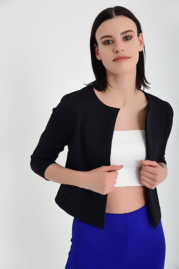 Women's Black Mini Jacket 19L6595