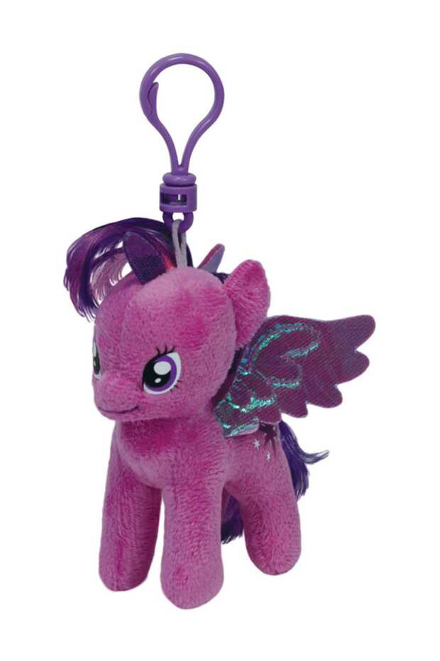 Mor My Little Pony Twilight Sparkle Figürlü Peluş Anahtarlık - 1