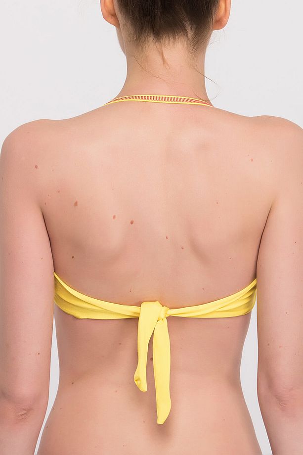 Kadın Açık Sarı Destekli Bikini Üstü CFAG092B04 - 2