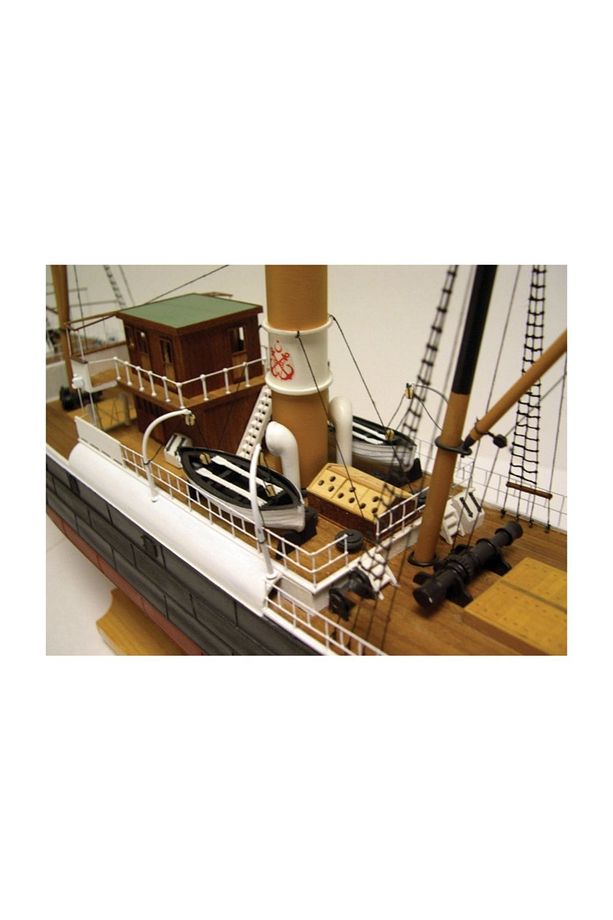 1/87 Ölçek, 123 Bandırma Vapuru, Ahşap Maketi - 6