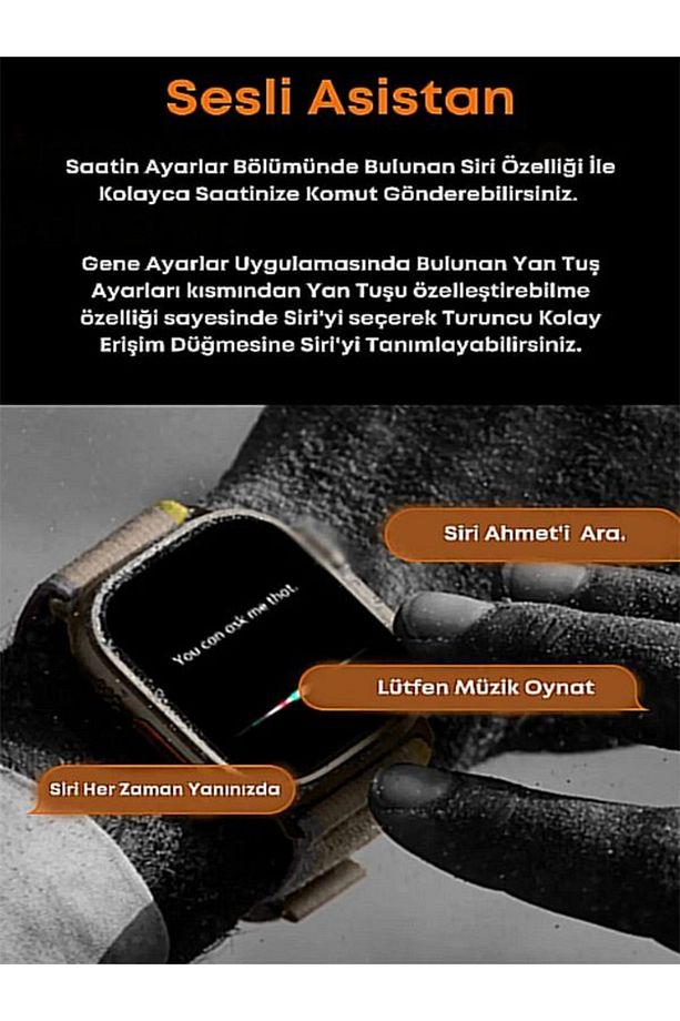 T10 Ultra 2,09 Infınıte Dısplay Bluetooth Akıllı Saat - 2