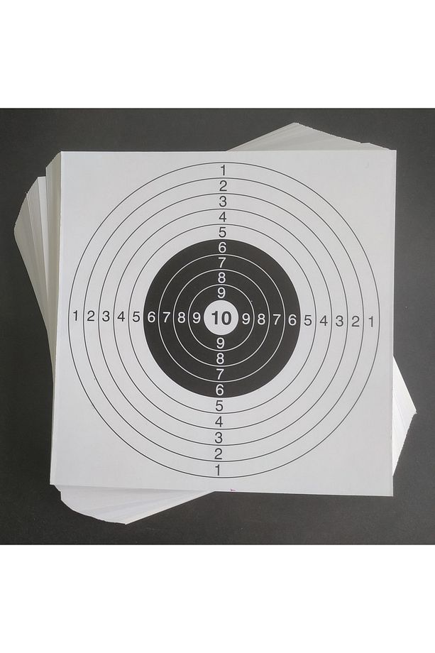 Hedef Kağıdı Yapışkanlı 14x14 Cm 100 Adet - 1