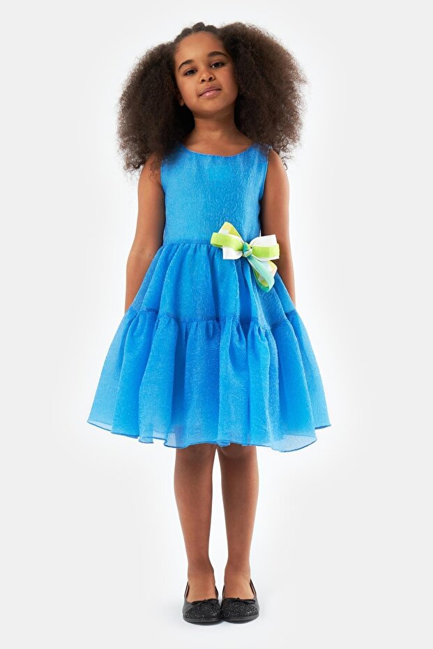 Bg Store Girl's Blue Dress 23Ss1L01985