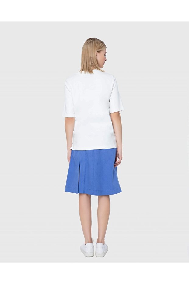 Baskı Detaylı Tshirt - 4