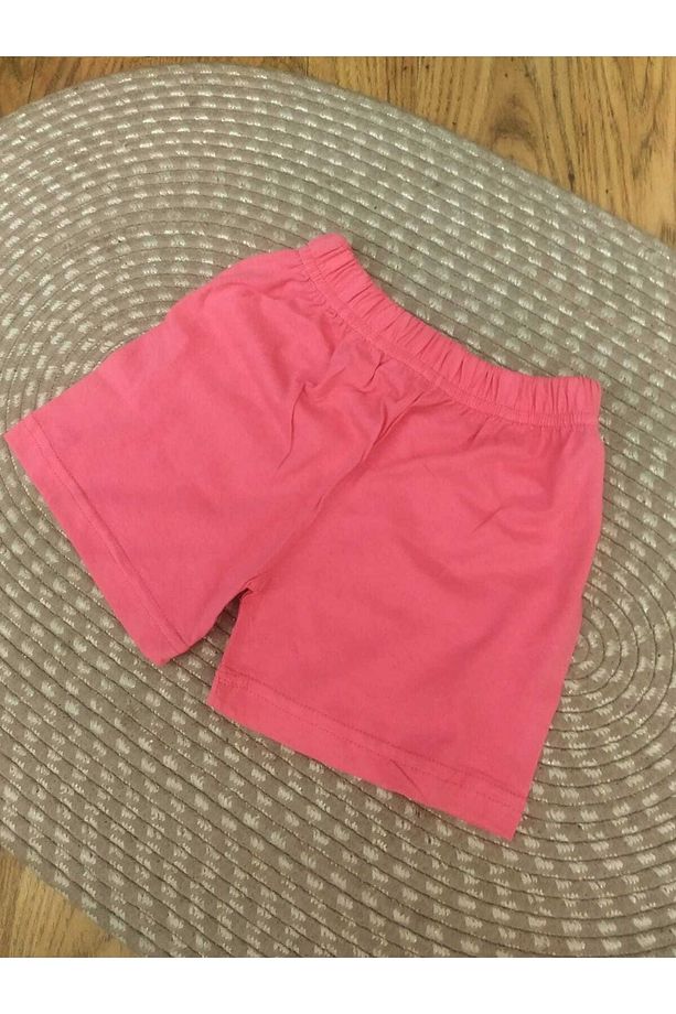 Unisex Basic Düz Penye Tek Şort - 2