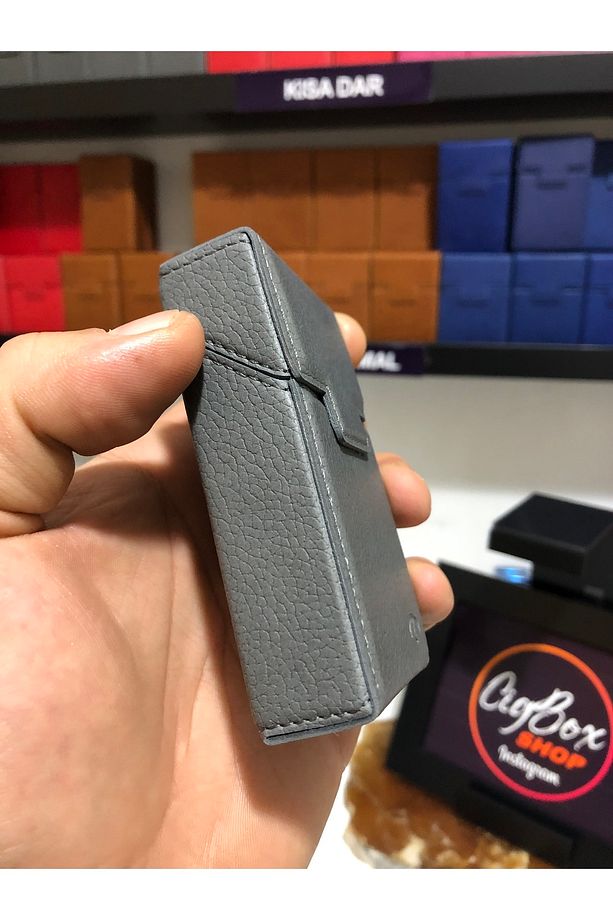 Sigara Kutusu - Kısa Dar Paket - Touch Blue-slender- Gizemli Gri - 6