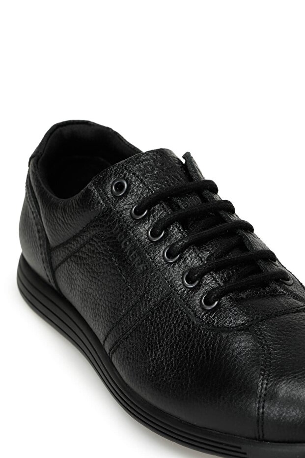 225044 3pr Siyah Hakiki Erkek Ayakkabı - 7