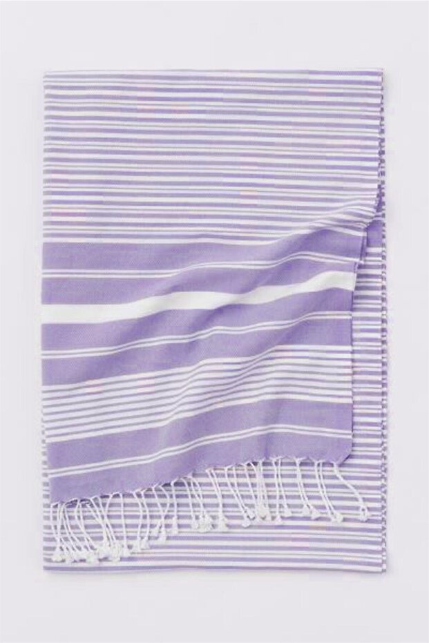 Maryon Peshtemal 100% Cotton Bath Towel Purple