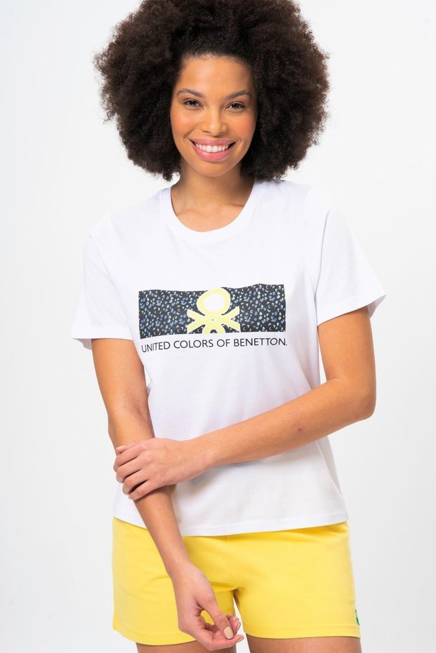 Benetton Bnt-w20392-23y Women's T-shirt