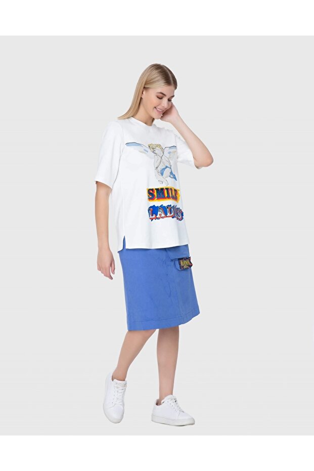 Baskı Detaylı Tshirt - 2