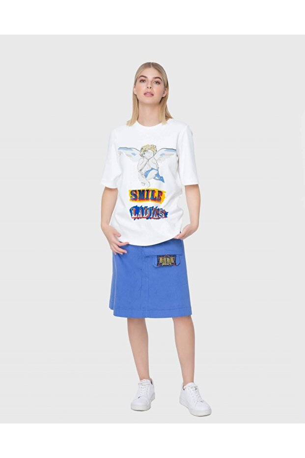 Baskı Detaylı Tshirt - 3