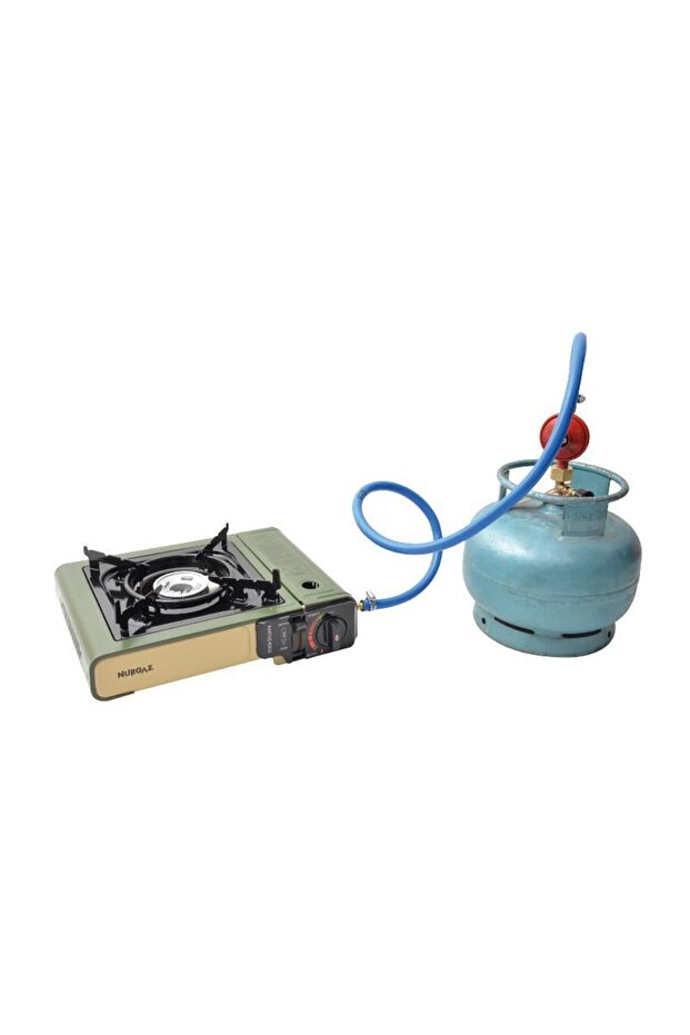Tekli Portatif Ocak + Hortum Dedantör Set - 2