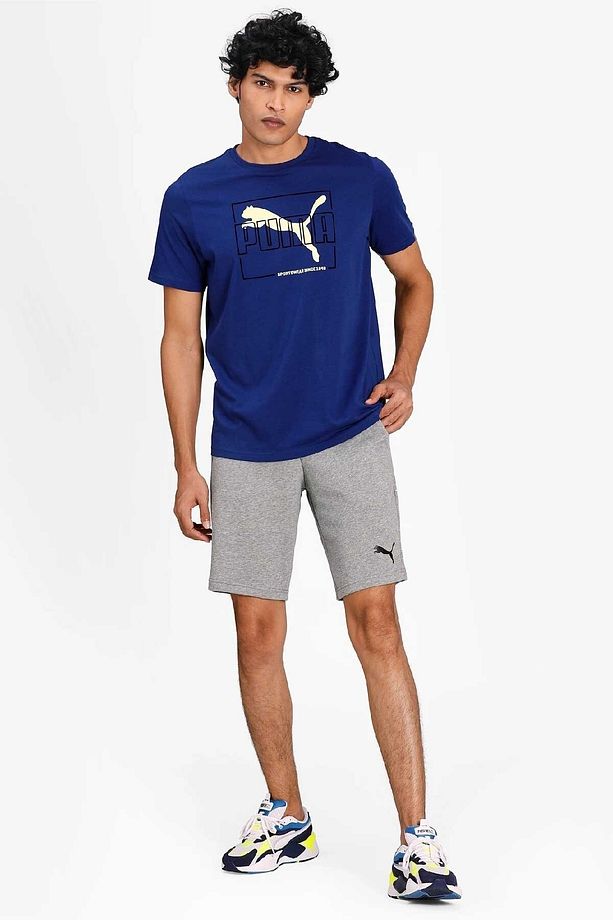 ESS Shorts 10" Medium Gray Heather-Cat Erkek Şort - 3
