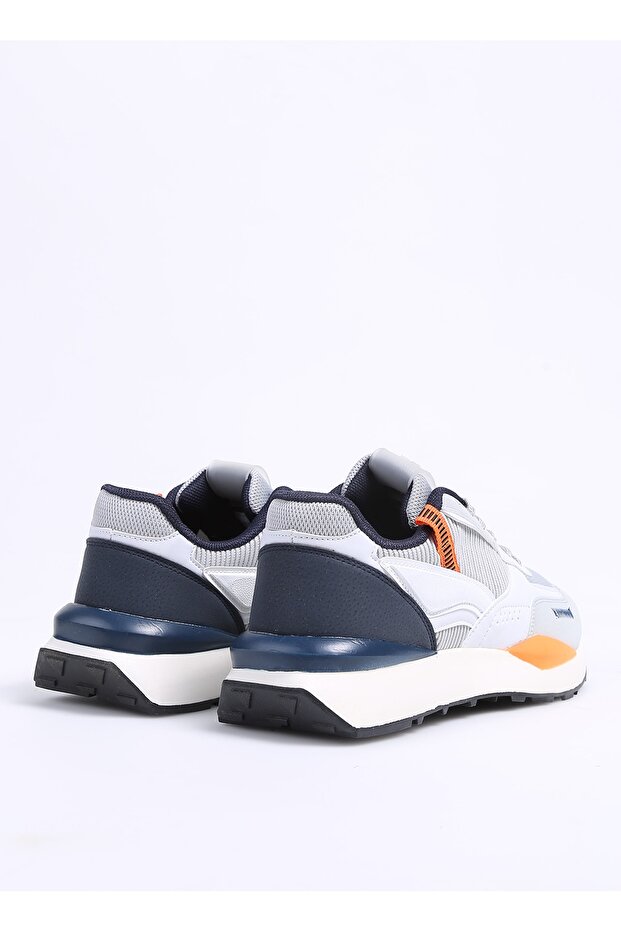 Beyaz-Gri Erkek Sneaker SAO - 3