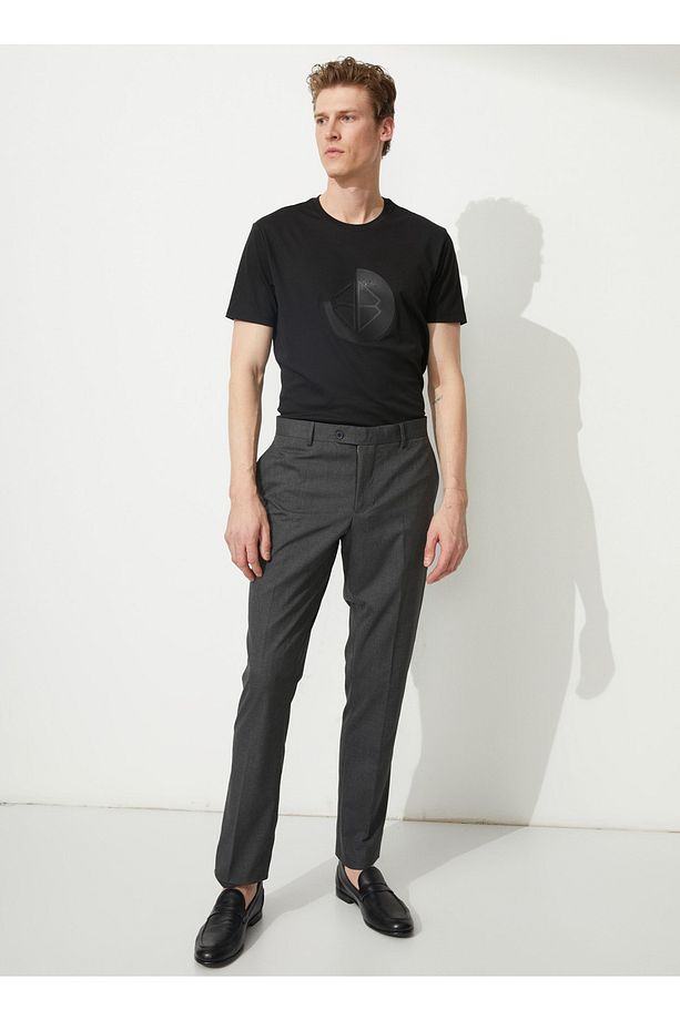 Süvari Normal Bel Normal Paça Regular Fit Antrasit Erkek Pantolon PN1014400317 - 1