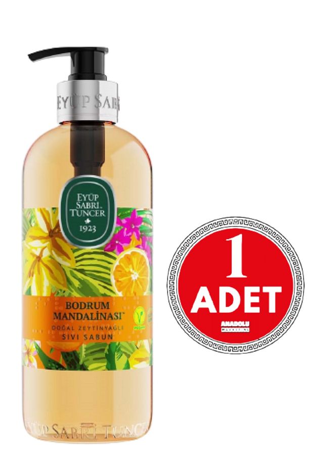 Bodrum Mandalinası Doğal Zeytinyağlı Sıvı Sabun 500 Ml 1 Adet - 1