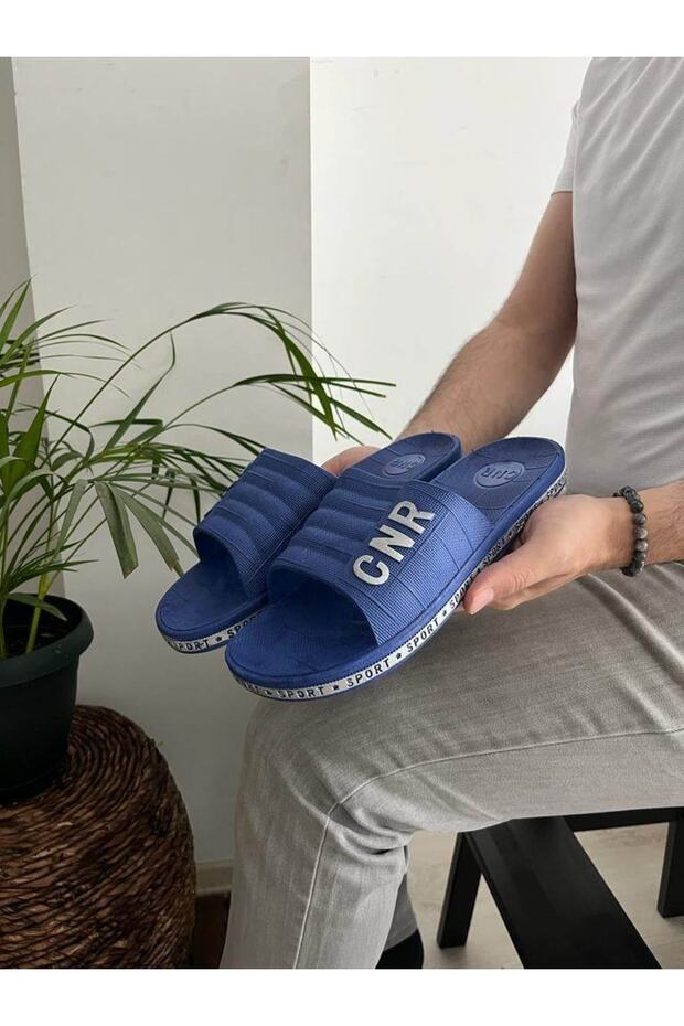 Men's Non-Slip Sole Soft Slippers Beach Pool Seaside Bathroom WC Chef Dining Hall Daily Slippers
