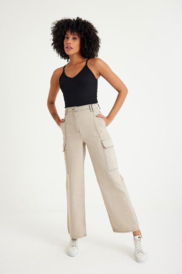 Прямі джинси Kargo - 2