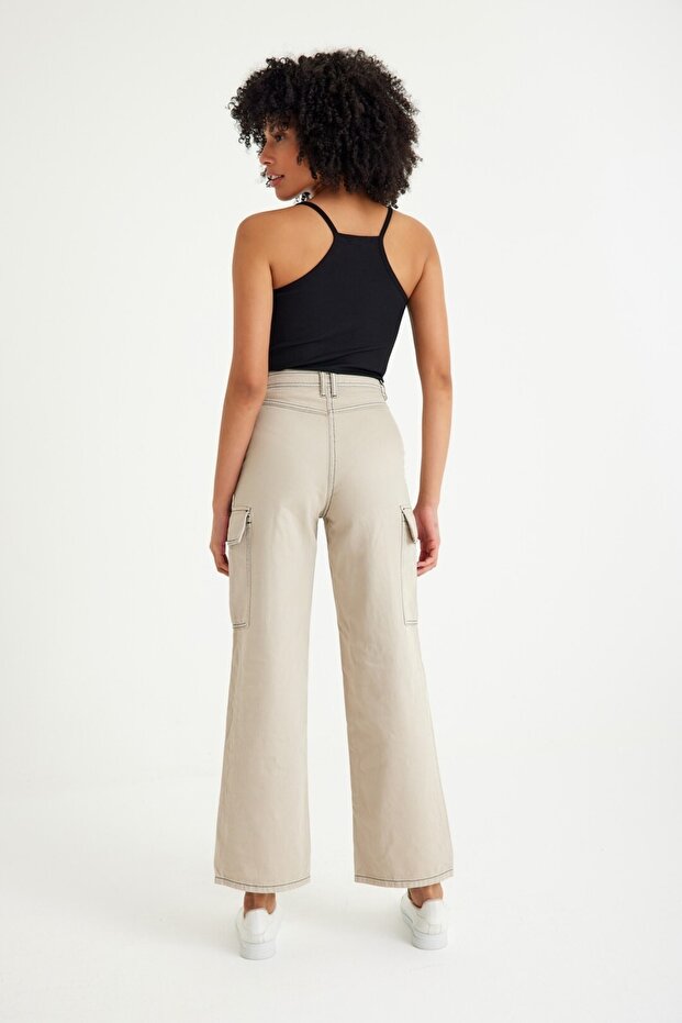 Прямі джинси Kargo - 5