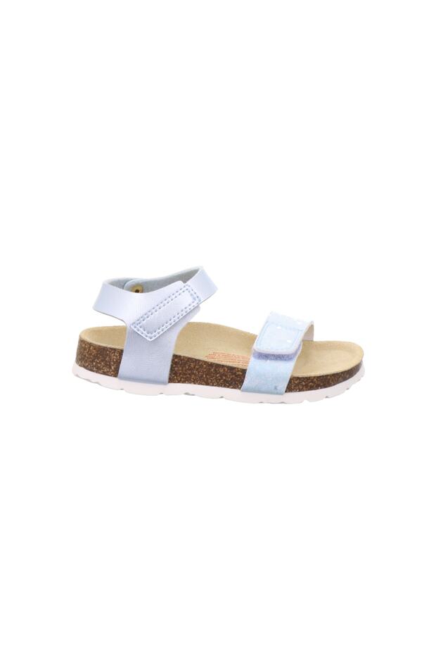 Bios Female Child Cork Sole Sandals, Blue