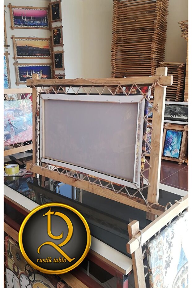 DB İstanbul Modern Kanvas Rustik Tablo - 4