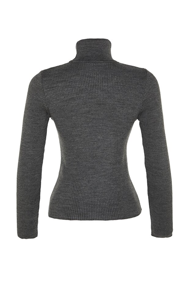 Rollkragenpullover in Anthrazit – TWOAW21KZ1279 - 8