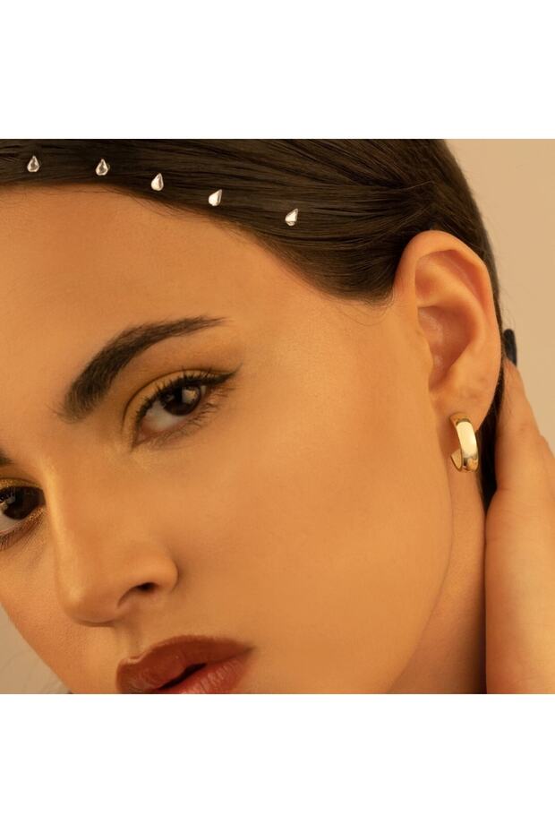 Kalın Daire Küpe - 5