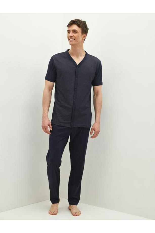 Standart Kalıp Erkek Pijama Takımı - 1